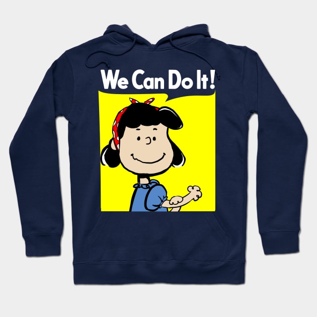Lucy Can Do It! Hoodie by Titius